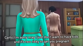 The Cheating husband part 6 Emily find out that mag been fucking her boss mark the sims 4