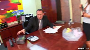 HOT Busty Secretary Teen fucking and sucking his boss hard big dick | Full HD Mp4 108p Free Video Teaser