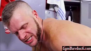 GymBareback- Teen Barebacks his Coach