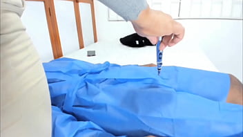 When examining this patient,  finished fucking his ass to your doctor