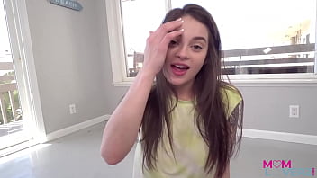 Maddy May Stretching Out With Stepson