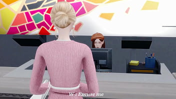 My boss fucking my wife 04-in office with husband working downstairs-sims 4 porn romantic sex