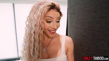 Big tits shemales Ariel Demure and big dick Izzy Wilde fucked big ass MILF Codi Vore after she gave a perfect blowjob