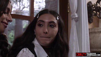 Sexy perfect ass babe April Olsen fucks her lesbian classmate Jane Wilde