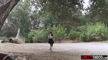 Sexy perfect ass babe April Olsen fucks her lesbian classmate Jane Wilde