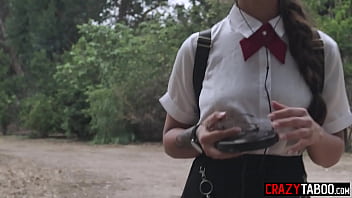 Sexy perfect ass babe April Olsen fucks her lesbian classmate Jane Wilde