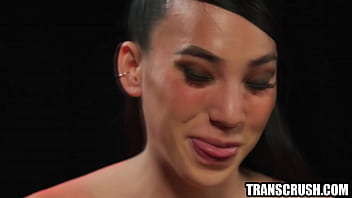 Dominant shemale whipping then fucking her female partner