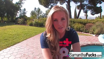 Samantha Saint'_s BJ Leads To A Creampie