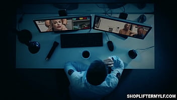 Milf shoplifter Sarah Taylor gives officers Mike and Rusty a little action so they let her go