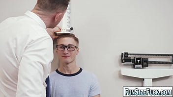 Wolf started to examine and check every part of Pups body including dick and ass. They got horny and let Pup blow the doctors cock and put inside Pup asshole