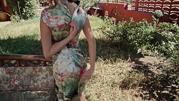 Li Moon outdoor masturbation