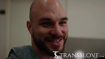 He fucks her in the ass in the middle of the gym