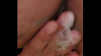 Washing up after creampies