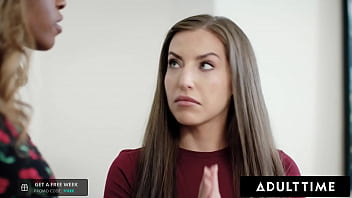 ADULT TIME - Lesbian Swingers Try FULL SWAP FOURSOME! Mona Azar, Charlotte Sins, and Spencer Bradley