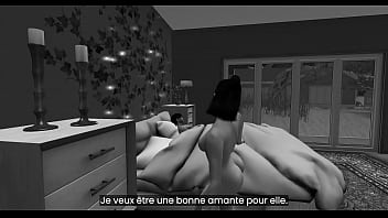 Une belle-fille chaude est bais&eacute_e par son beau-p&egrave_re et une amie &agrave_ lui aussi