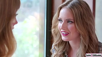 Blonde and bff trick stepmom into 3some