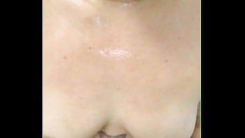 She makes him cum fast in the bathroom