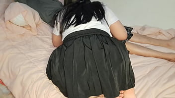 นักศึกษาสาว โม๊คควยให้แฟนหนุ่ม