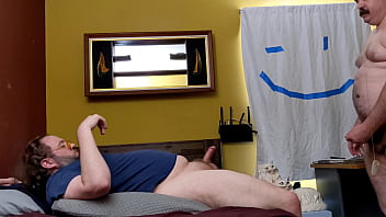 &quot_Porkin'_ U.S.A.&quot_ - Sexy moustache bubba Don K Dick pounds his fat uncut cock into hot cum-filled bear Rusty Piper doggystyle, building him up to a jizztastic orgasm of spunk that squirts all over his chest and beard   makes him hard again -