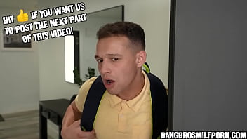 Johnny surprised his hot stepmom camming on her bed...