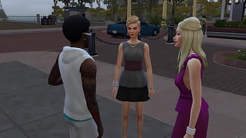 Two MILF Having Fun with a BBC (The Sims) - promo