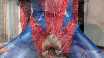 Passionate Spider Woman vs Anal Fuck Lover Black Spider-Girl!