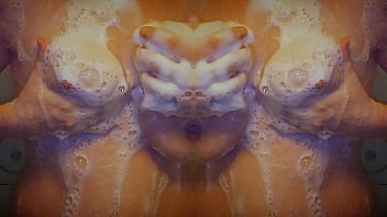 Mirror image milf shower