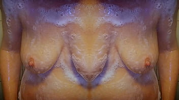 Mirror image milf shower