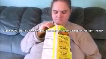 Cute BBW Stripes &amp_ Put Her Ass In The Air Getting Her Pink Tight Asshole Raw Bareback Fuck &amp_ Creampie