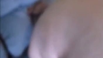 Cute BBW Stripes &amp_ Put Her Ass In The Air Getting Her Pink Tight Asshole Raw Bareback Fuck &amp_ Creampie