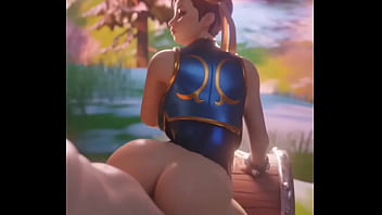 Fortnite chun li getting assfucked