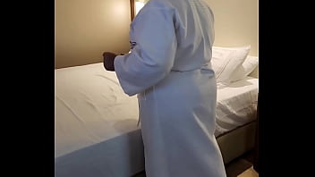 Exploring fat BBW Mature Granny body after shower. She squirted.