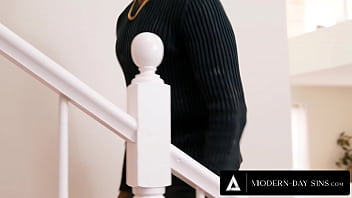 MODERN-DAY SINS - Hung Husband Creampies Wife'_s Hot BFF During Threesome! HE CAUGHT THEM TRIBBING!