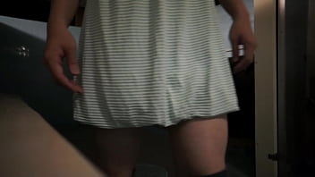 Japanese Crossdresser Ayumi Masturbation Cumshot Publictoilet 016