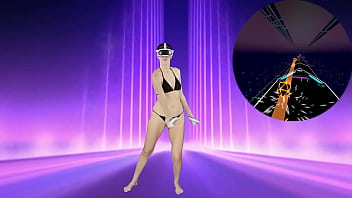 Part 1 of Week 4 - VR Dance Workout. My reaction skill is getting better.