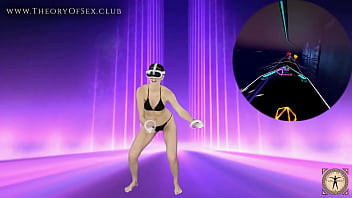 Part 1 of Week 4 - VR Dance Workout. My reaction skill is getting better.