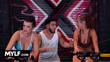 FreeUse Lesbian MILFs Are Anytime Fuck Toys For Workout Guru Trainer - Kira Perez, Nadia White