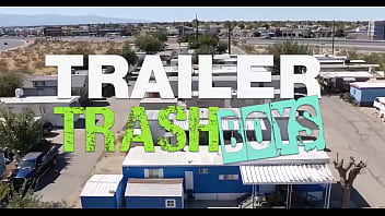 TRAILERTRASHBOYS Hairy Alpha Wolfe Plowed Raw By Ethan Sinns