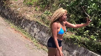 Nina Rivera almost get caught sucking Don Whoe '_s Dick by the river Super Hot Films Don and Nina