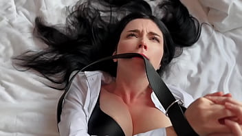 Horny Secretary Sucks and Fucks Boss&#039_s Dick till Cum in Mouth - Caught Masturbating at Workplace