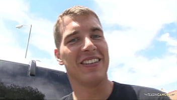 Rather than give the brunette jumper cables the dude offers her his thick dick instead