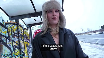 Public Agent French teen cheats with first big dick public flashing and hardcore sex