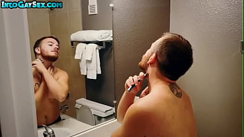 IR MTF pussyboy strapon drills Black BF after gets licked