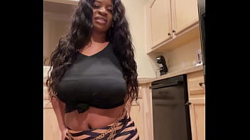 Busty Big Booty Ebony Milf Nyla Storm Fucks Her Big Bouncy Black Boobies and Gives a Cum Count Down