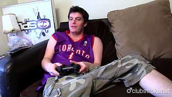 Brunette Straight Guy Josh Wanks