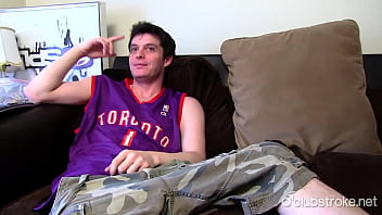 Brunette Straight Guy Josh Wanks