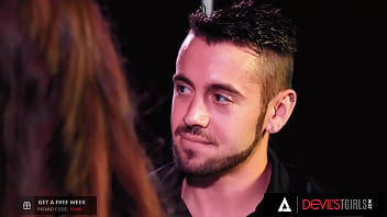 DEVILS TGIRLS - Stunning Trans Joins In A Steamy Threesome With A Naughty Couple