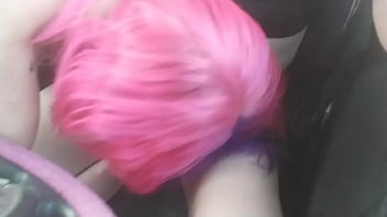 Public Trans-Lesbian Intense Blowjob