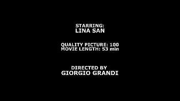 My First DP Drink Lina San, 2on1, ATM, DP, Rough Sex, Gapes, Cum in Mouth, Swallow GL820