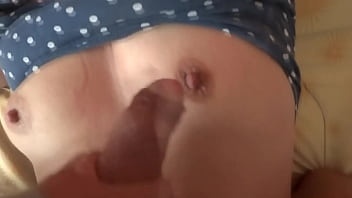 Pass your cock through my pussy and put it in me, I want you to cum in my ass, beautiful stepmother moans